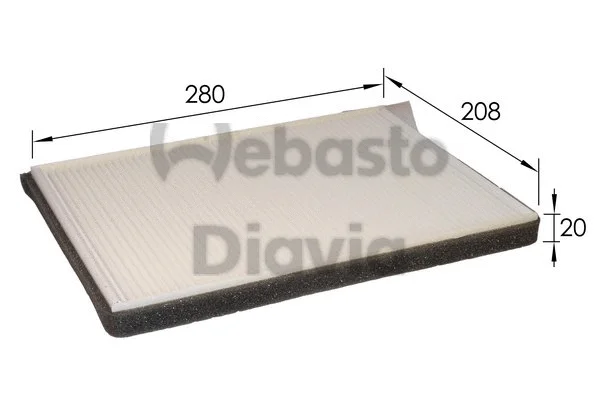 Filter, cabin air (82D0325214A)