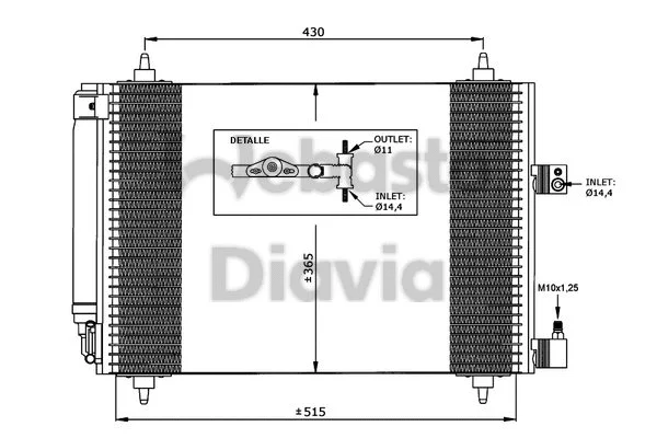 Condenser, air conditioning (82D0225592A)