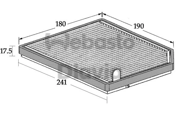 Filter, cabin air (82D0325020A)