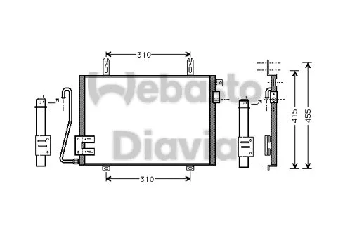 Condenser, air conditioning (82D0225133A)