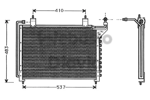 Condenser, air conditioning (82D0225295A)