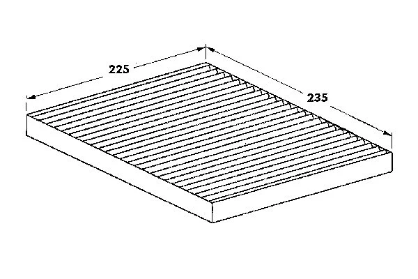 Filter, cabin air (82D0325031A)