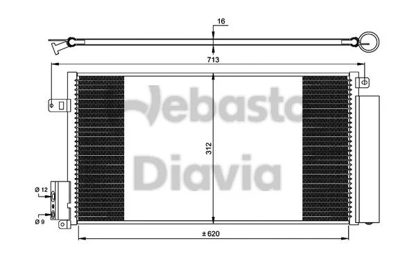 Condenser, air conditioning (82D0225551A)