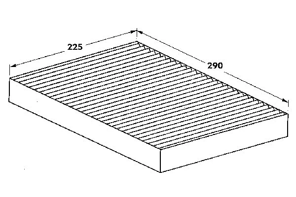 Filter, cabin air (82D0325017A)