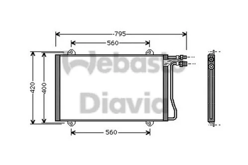 Condenser, air conditioning (82D0225125A)
