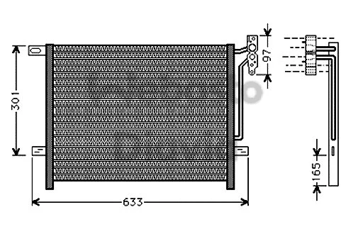 Condenser, air conditioning (82D0225547A)