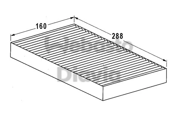 Filter, cabin air (82D0325009A)