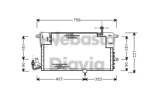 Condenser, air conditioning (82D0225144A)
