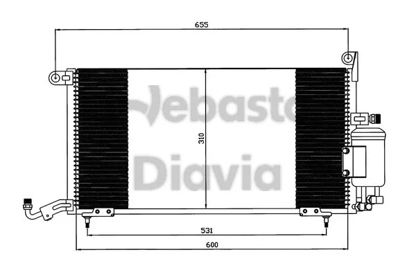 Condenser, air conditioning (82D0225071A)