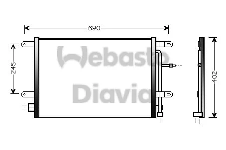 Condenser, air conditioning (82D0226209MA)