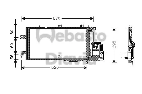 Condenser, air conditioning (82D0225498A)