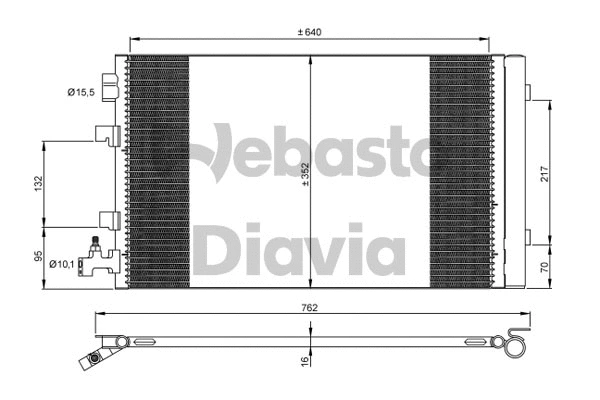 Condenser, air conditioning (82D0225673A)