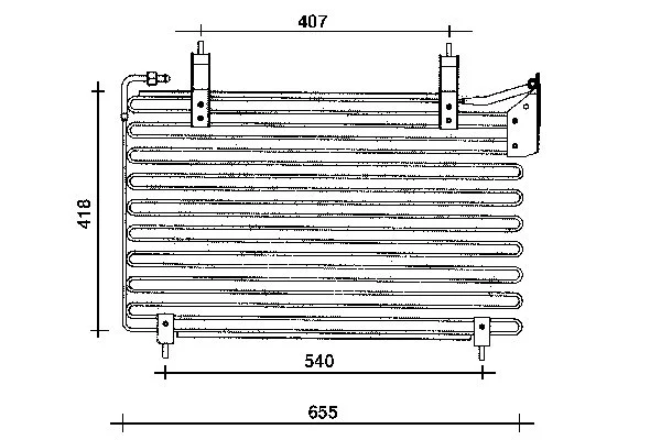 Condenser, air conditioning (82D0225150A)