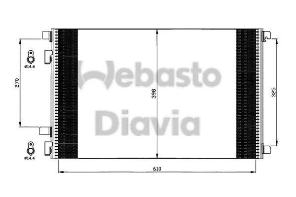 Condenser, air conditioning (82D0225541A)