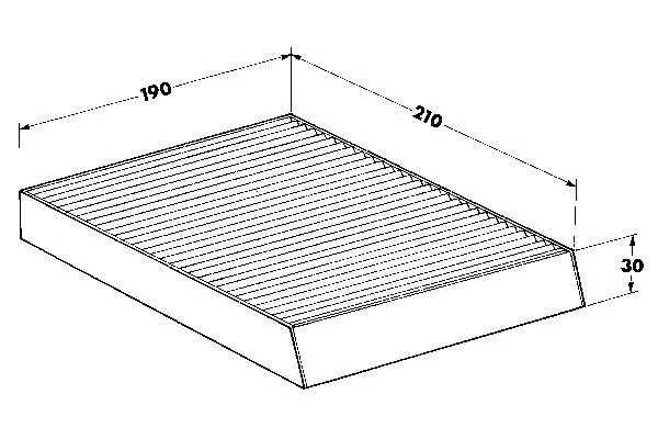 Filter, cabin air (82D0325084A)