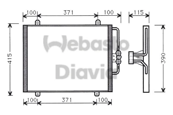 Condenser, air conditioning (82D0225065B)