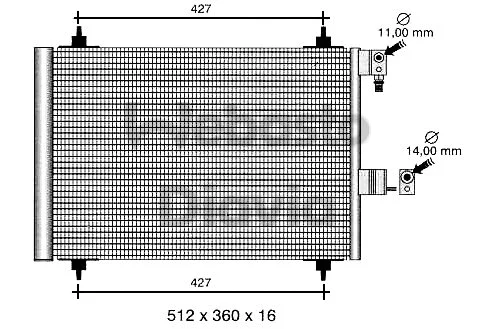Condenser, air conditioning (82D0225411A)