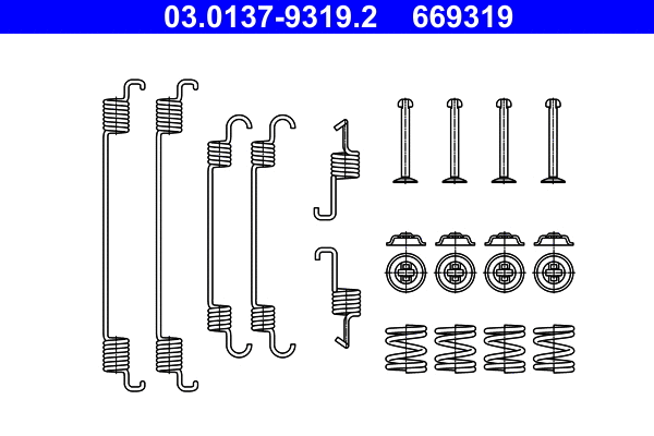 Accessory Kit, brake shoes (03.0137-9319.2)