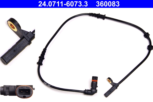Sensor, wheel speed (24.0711-6073.3)