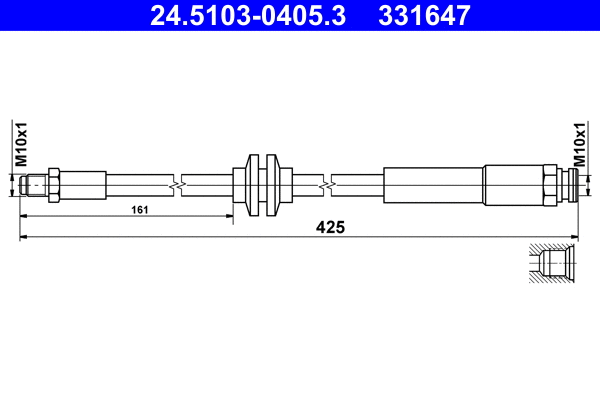Brake Hose (24.5103-0405.3)