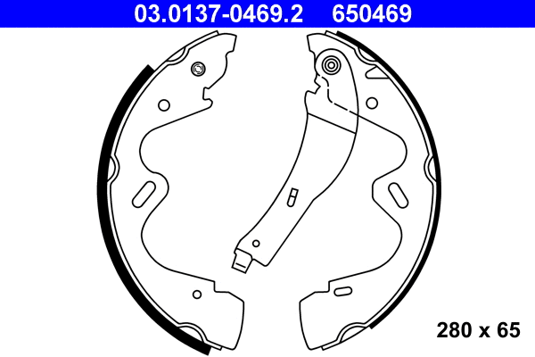 Brake Shoe Set (03.0137-0469.2)