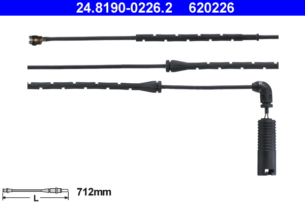 Warning Contact, brake pad wear (24.8190-0226.2)