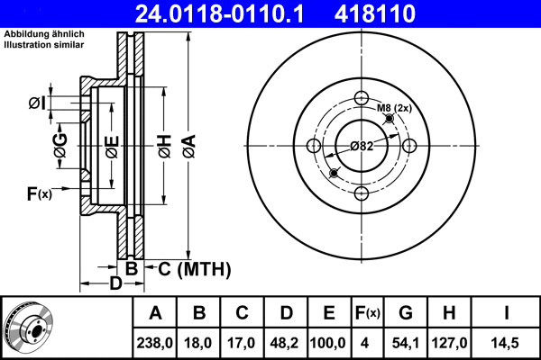 Brake Disc (24.0118-0110.1)