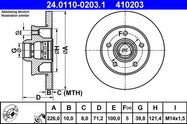 Brake Disc (24.0110-0203.1)