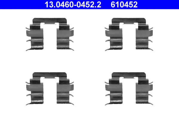 Accessory Kit, disc brake pad (13.0460-0452.2)