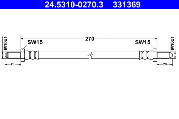 Brake Hose (24.5310-0270.3)