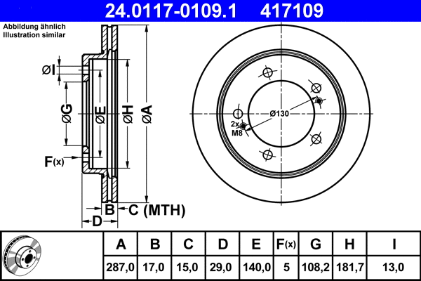 Brake Disc (24.0117-0109.1)