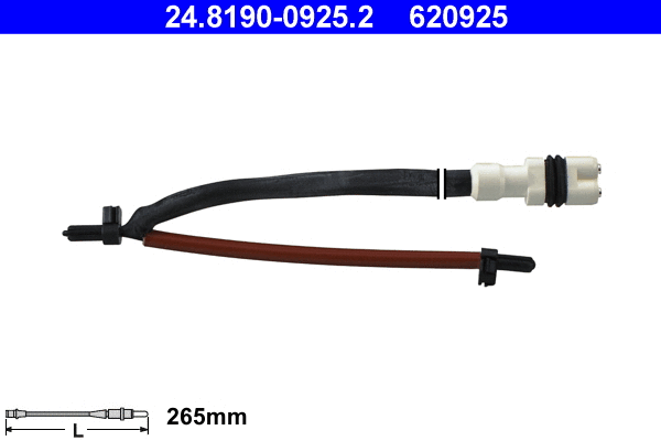Warning Contact, brake pad wear (24.8190-0925.2)