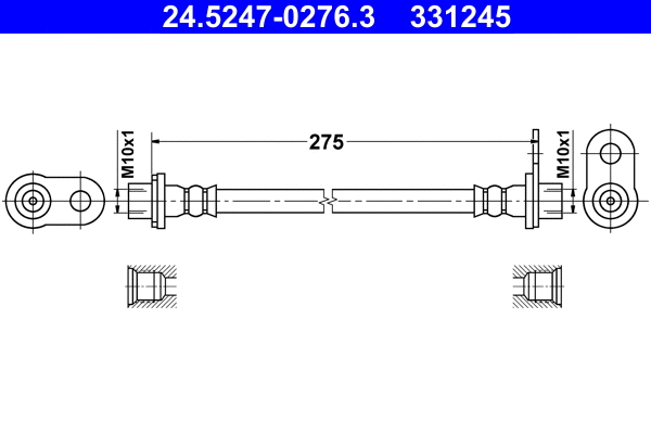 Brake Hose (24.5247-0276.3)