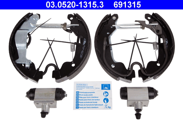 Brake Shoe Set (03.0520-1315.3)