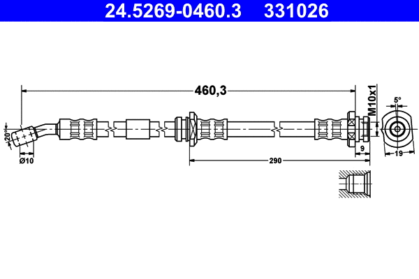 Brake Hose (24.5269-0460.3)