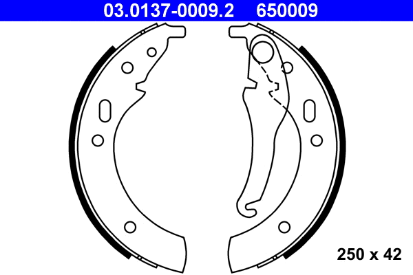 Brake Shoe Set (03.0137-0009.2)
