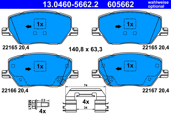 Brake Pad Set, disc brake