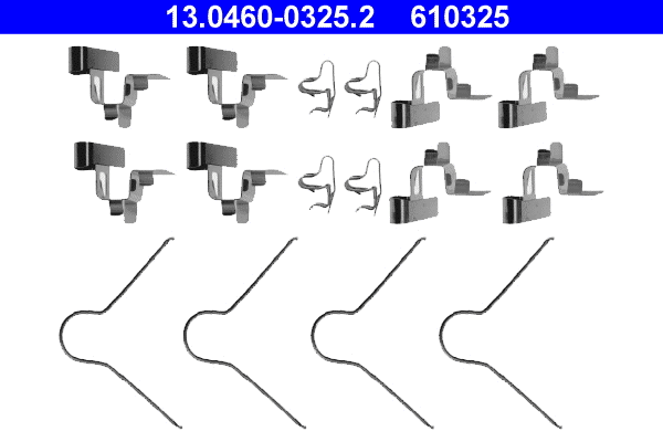 Accessory Kit, disc brake pad (13.0460-0325.2)