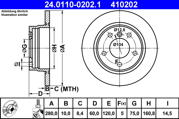 Brake Disc (24.0110-0202.1)