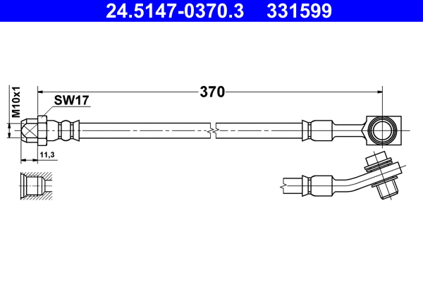 Brake Hose (24.5147-0370.3)