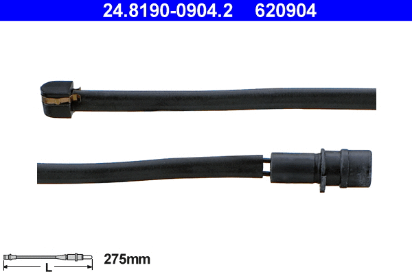 Warning Contact, brake pad wear (24.8190-0904.2)