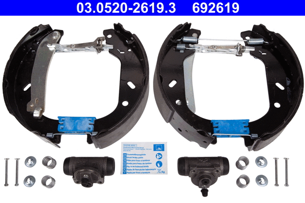 Brake Shoe Set (03.0520-2619.3)