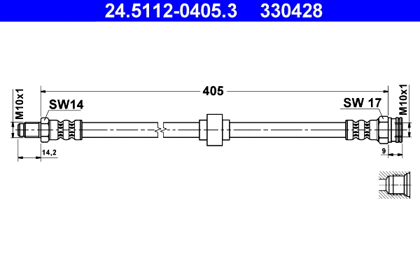 Brake Hose (24.5112-0405.3)