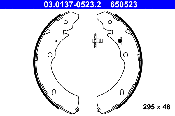 Brake Shoe Set (03.0137-0523.2)