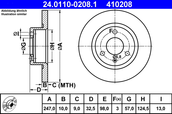 Brake Disc (24.0110-0208.1)