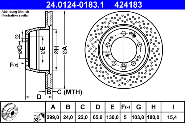 Brake Disc (24.0124-0183.1)
