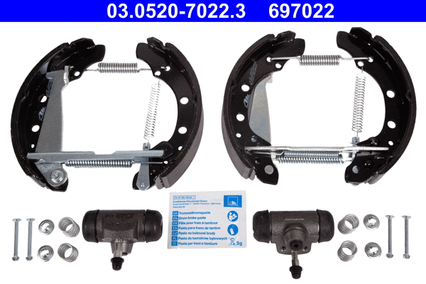 Brake Shoe Set (03.0520-7022.3)