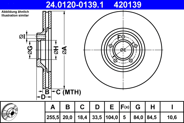Brake Disc (24.0120-0139.1)