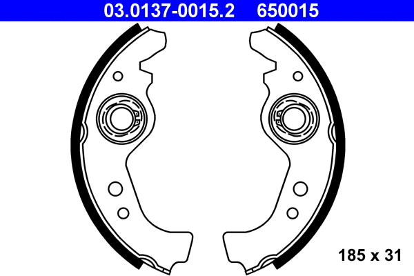 Brake Shoe Set (03.0137-0015.2)