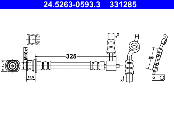 Brake Hose (24.5263-0593.3)
